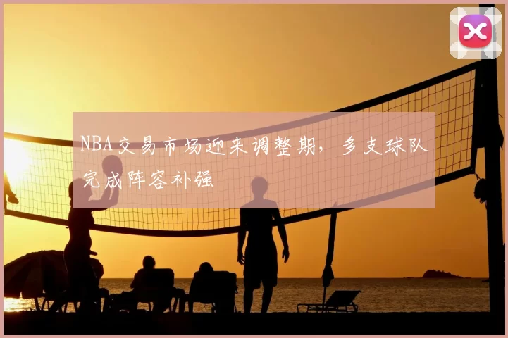 NBA交易市场迎来调整期,多支球队完成阵容补强