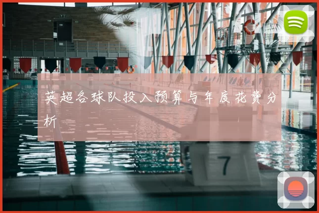 英超各球队投入预算与年度花费分析