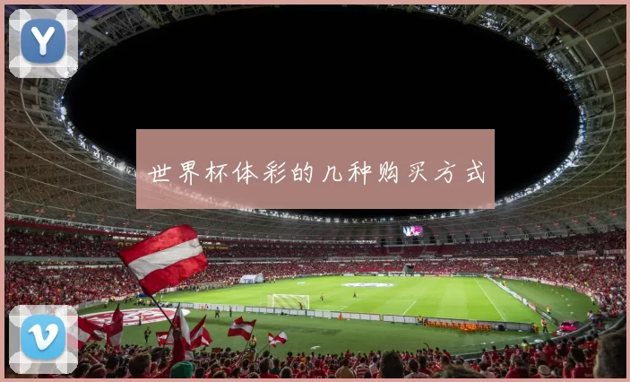 世界杯体彩的几种购买方式